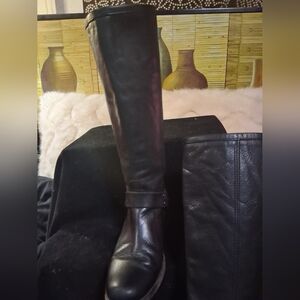 Frye Black Heeled Boots